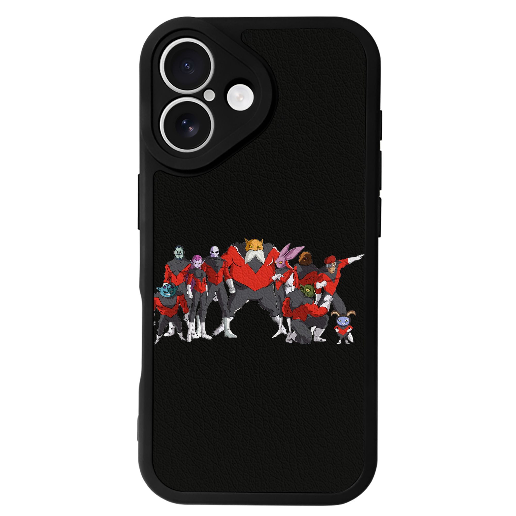 （画像用） ドラゴンボール DRAGON BALL 【iPhone 16シリーズ対応】シリコンスマホケース（レザー調） 材質：シリコン